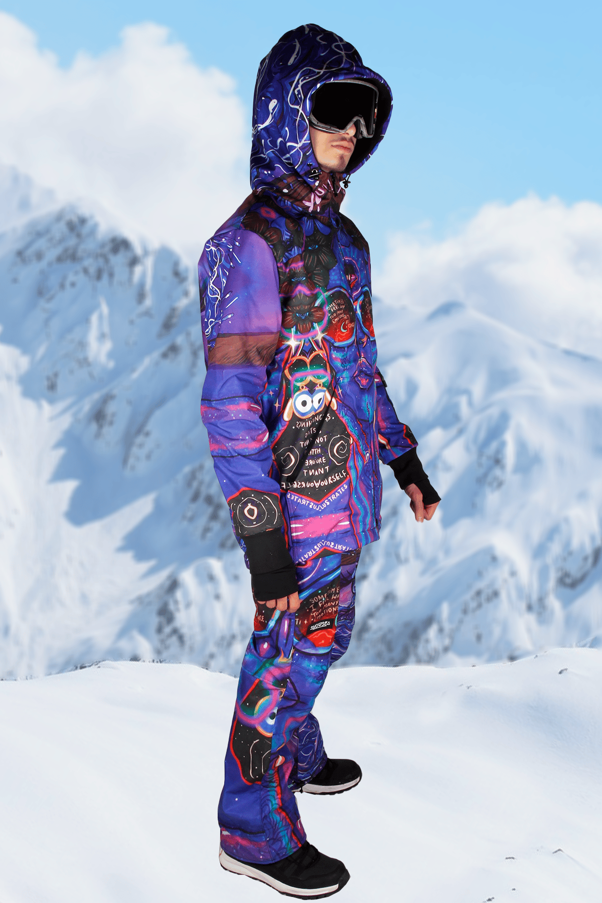 Tears Kayak ve Snowboard Erkek Mont & Pantolon Takımı