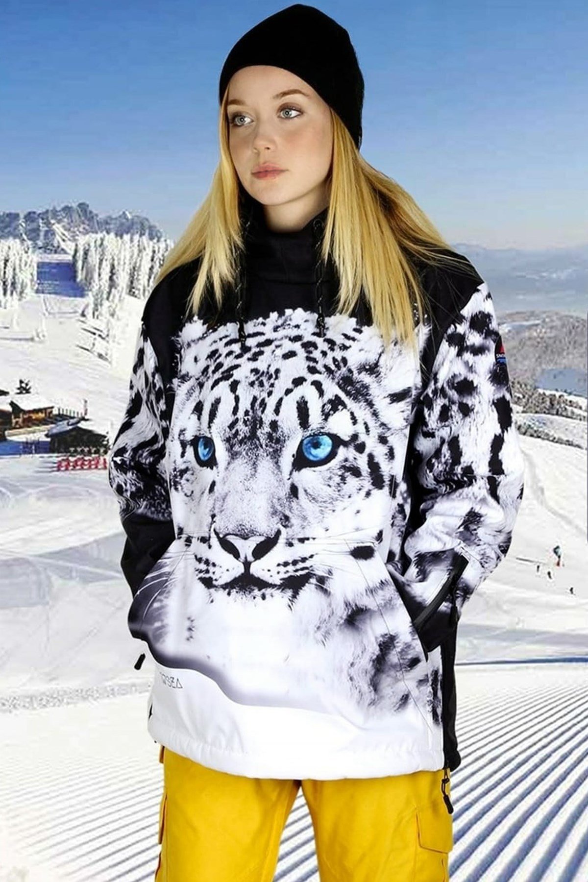 Snowsea Wild Series Tiger Ski or Snowboard Jacket for Women