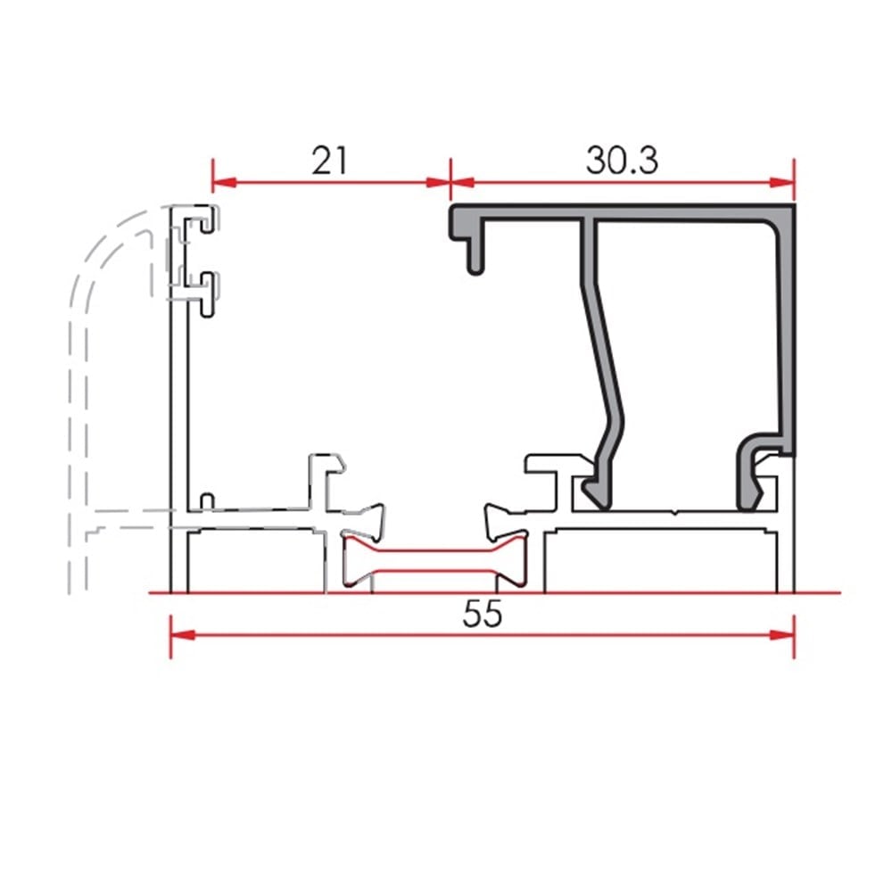 CAM ÇITASI 30,3 mm 