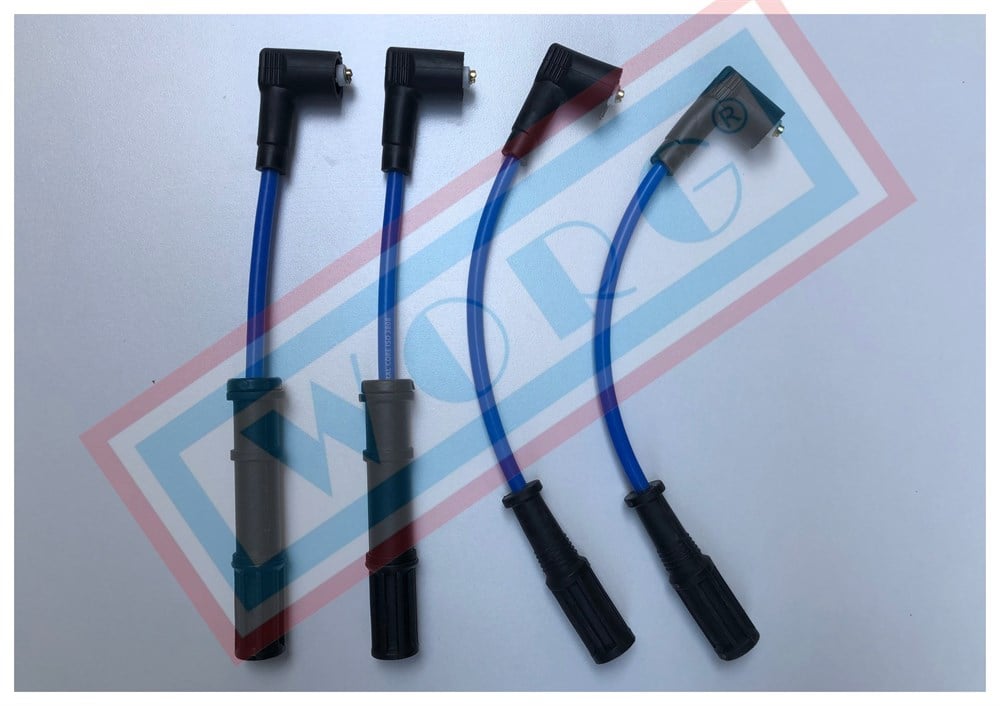 TOFAŞ 	DOBLO	-	1,4İ 8V	- 2005 sonrası	 SİLİKON 8,5 mm PERFORMANS Buji Kablosu Takımı OEM ( 55195775-76)