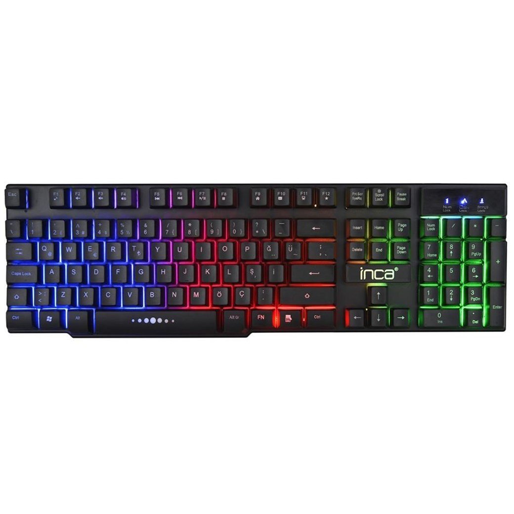  INCA  IKG-446 RAINBOW MEKANİK HİSLİ GAMING KLAVYE