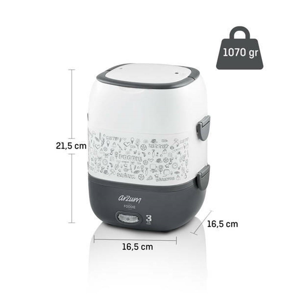 ARZUM AR1073 FOODIE MODERN SEFER TASI BEYAZ