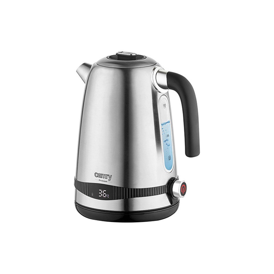 CAMRY 1291 STAİNLESS STEEL 1,7L KETTLE WİTH LCD DİSP.