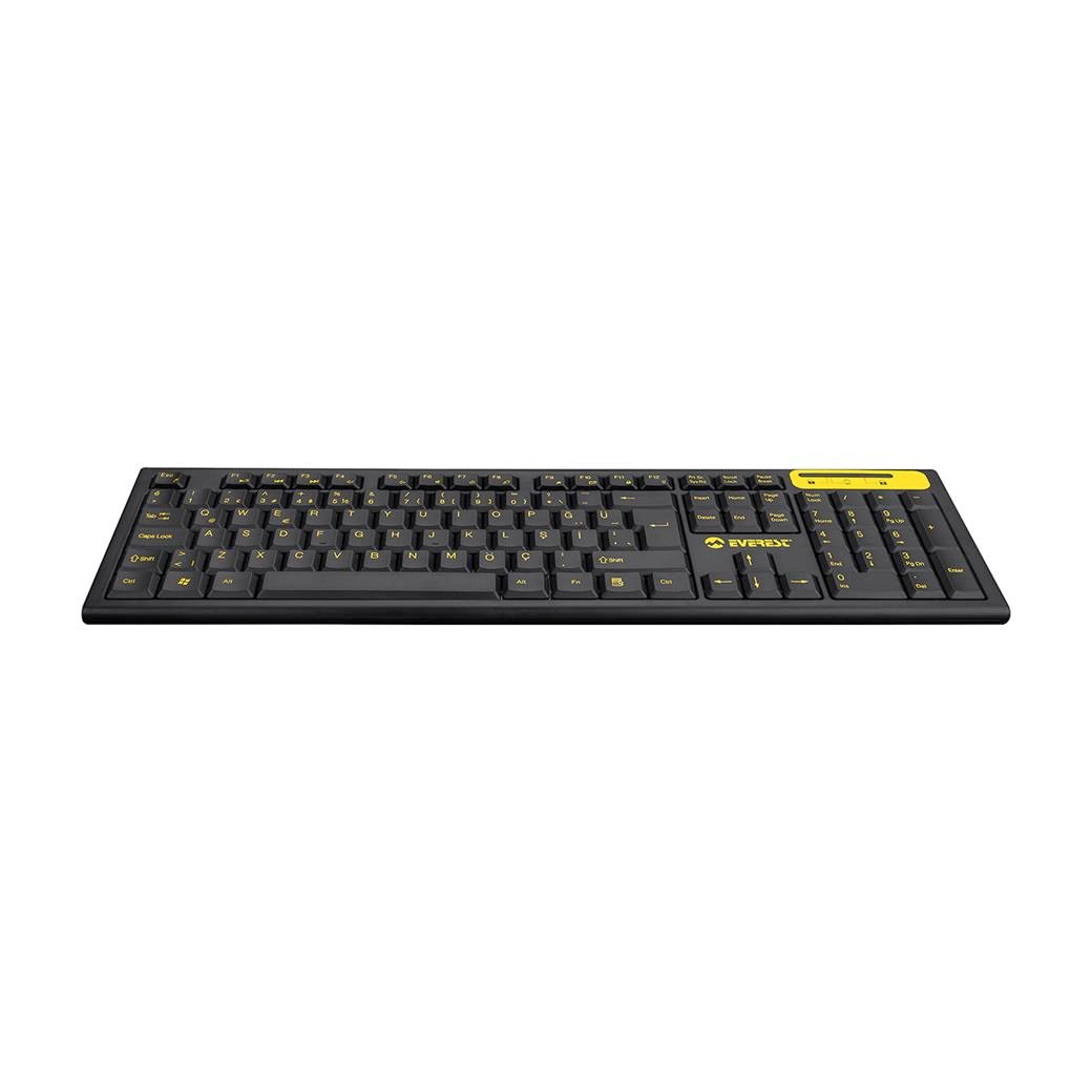 Everest KM-5535 Usb Multi Media Kablosuz Q Standart Klavye + Mouse Set