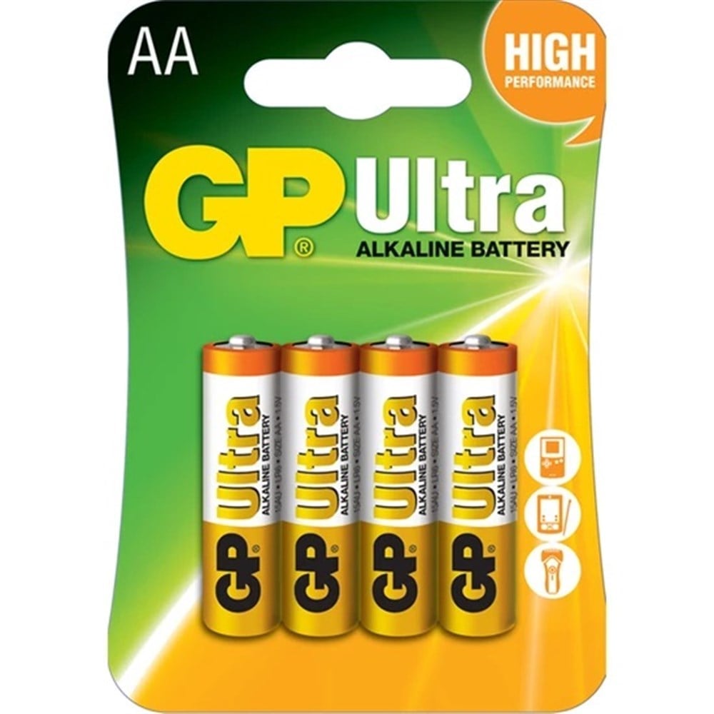 GP 15AU3 2U4 3+1 ALKALİN KALEM PİL 4 LÜ TEK