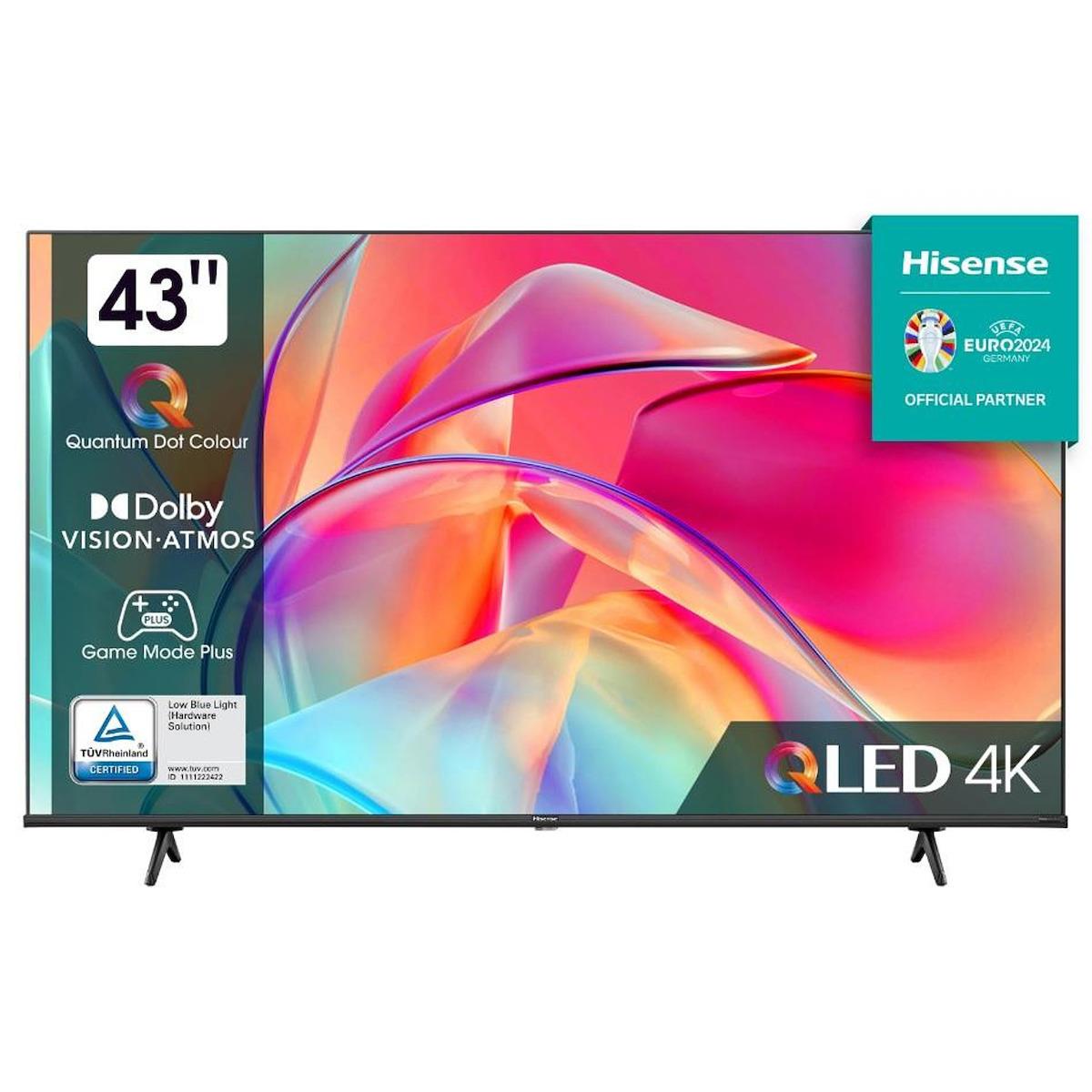 HISENSE 43E7KQ 43" 4K QLED UHD SMART TV 