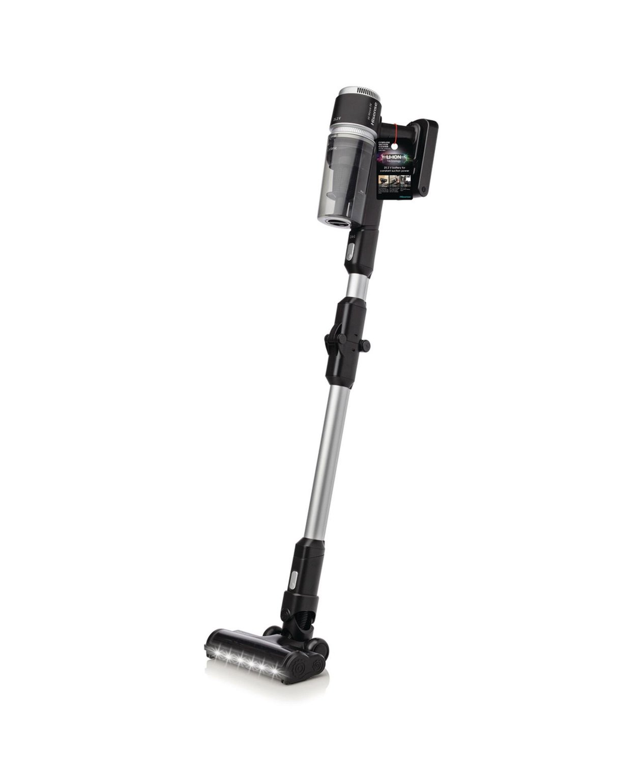 HISENSE HVC6134BK SİYAH DİKEY ŞARJLI SÜPÜRGE 
