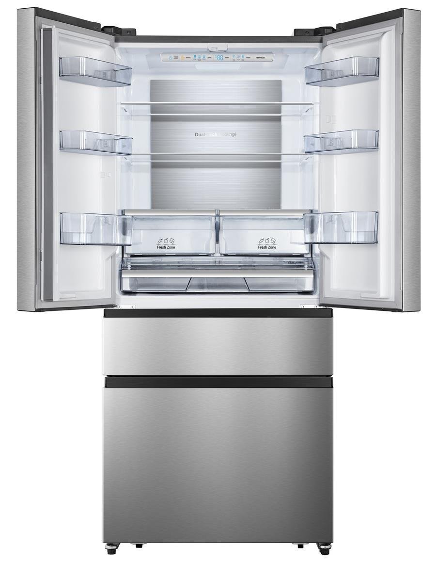 HISENSE RF540N4SBI2 INOX 480 LT. FRENCH DOOR NOFROST A++ BUZDOLABI 