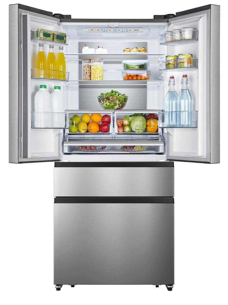 HISENSE RF540N4SBI2 INOX 480 LT. FRENCH DOOR NOFROST A++ BUZDOLABI 