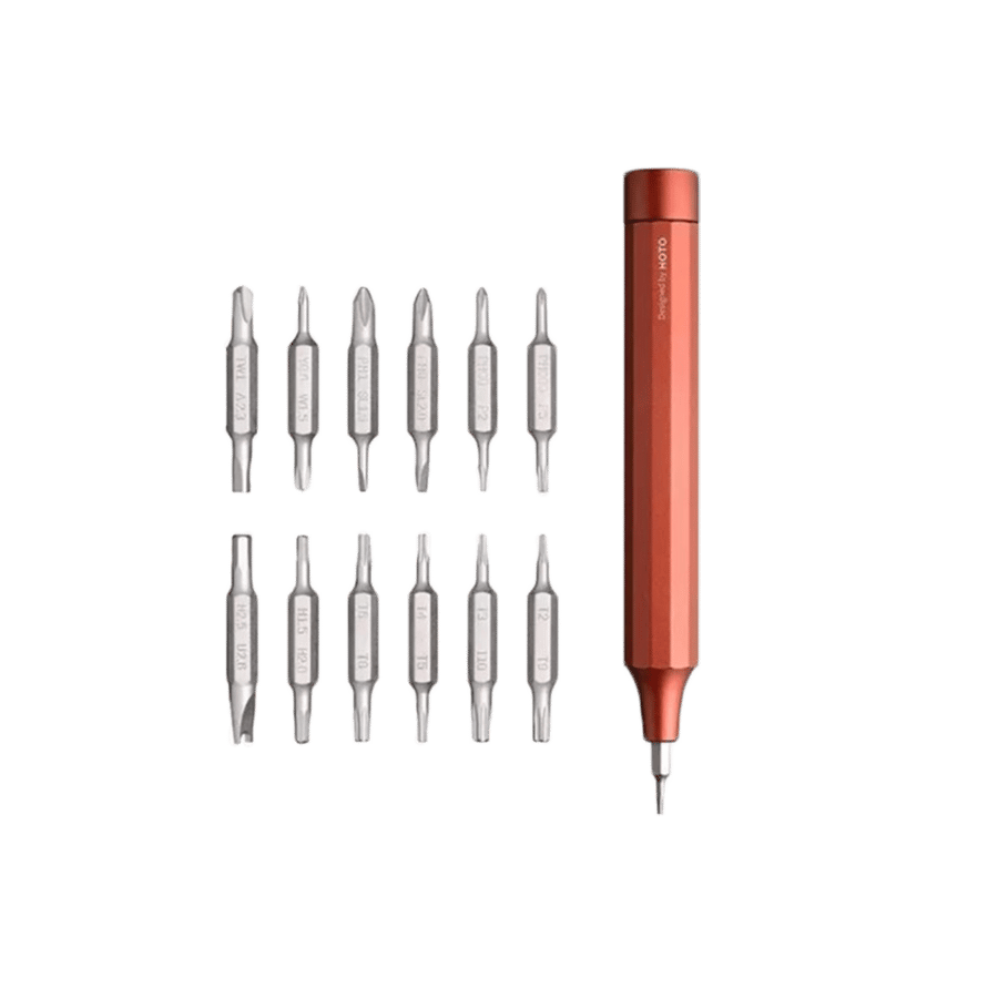 HOTO 24-in-1 Precision Screwdriver Kit（Red）