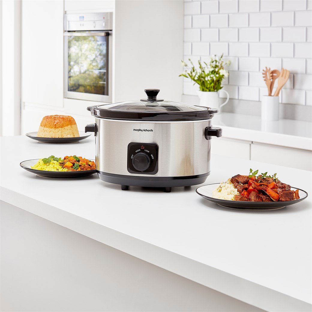 MORPHY RİCHARDS MOR-460017 3,5L SLOW COOKER CERAMİC SERAMİK PİŞİRİCİ