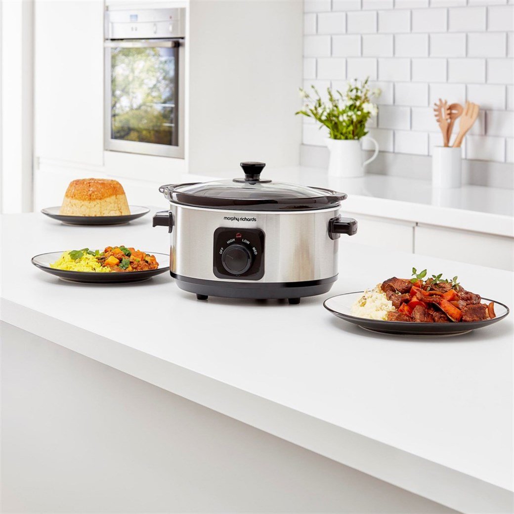MORPHY RİCHARDS MOR-460017 3,5L SLOW COOKER CERAMİC SERAMİK PİŞİRİCİ