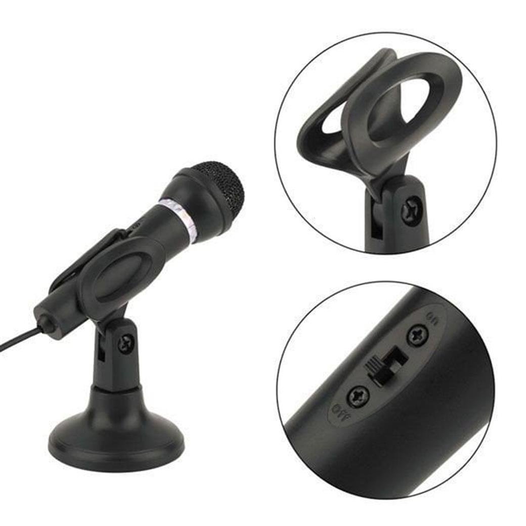 POWERMASTER YW-30 3.5MM JACKLI MASAÜSTÜ BİLGİSAYAR KÜRSÜ MİKROFONU SİYAH RENK 