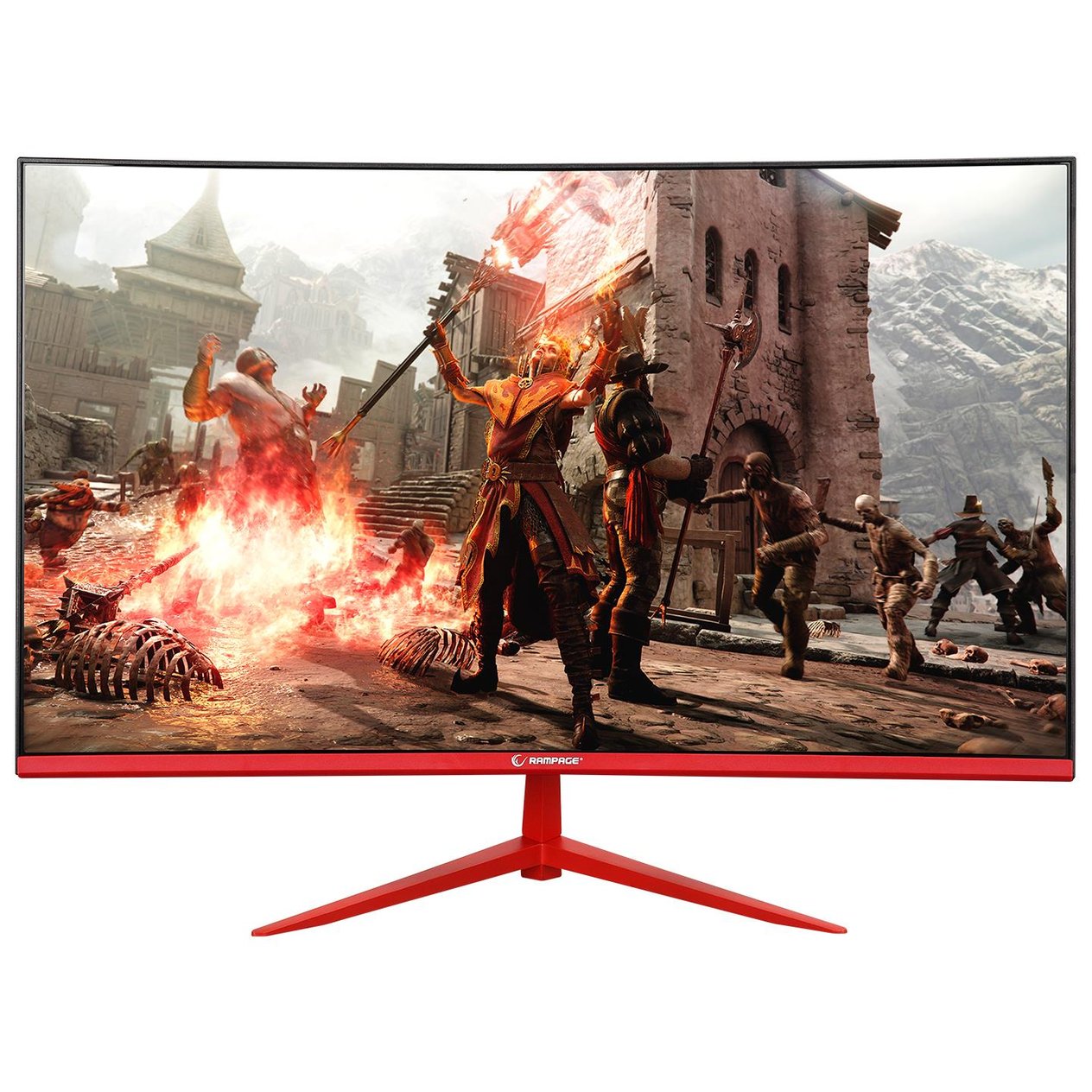 Rampage BLAZE BL24R165C 24" 165Hz 1ms CSOT VA Full HD Freesync PC Curved Oyuncu Monitörü"