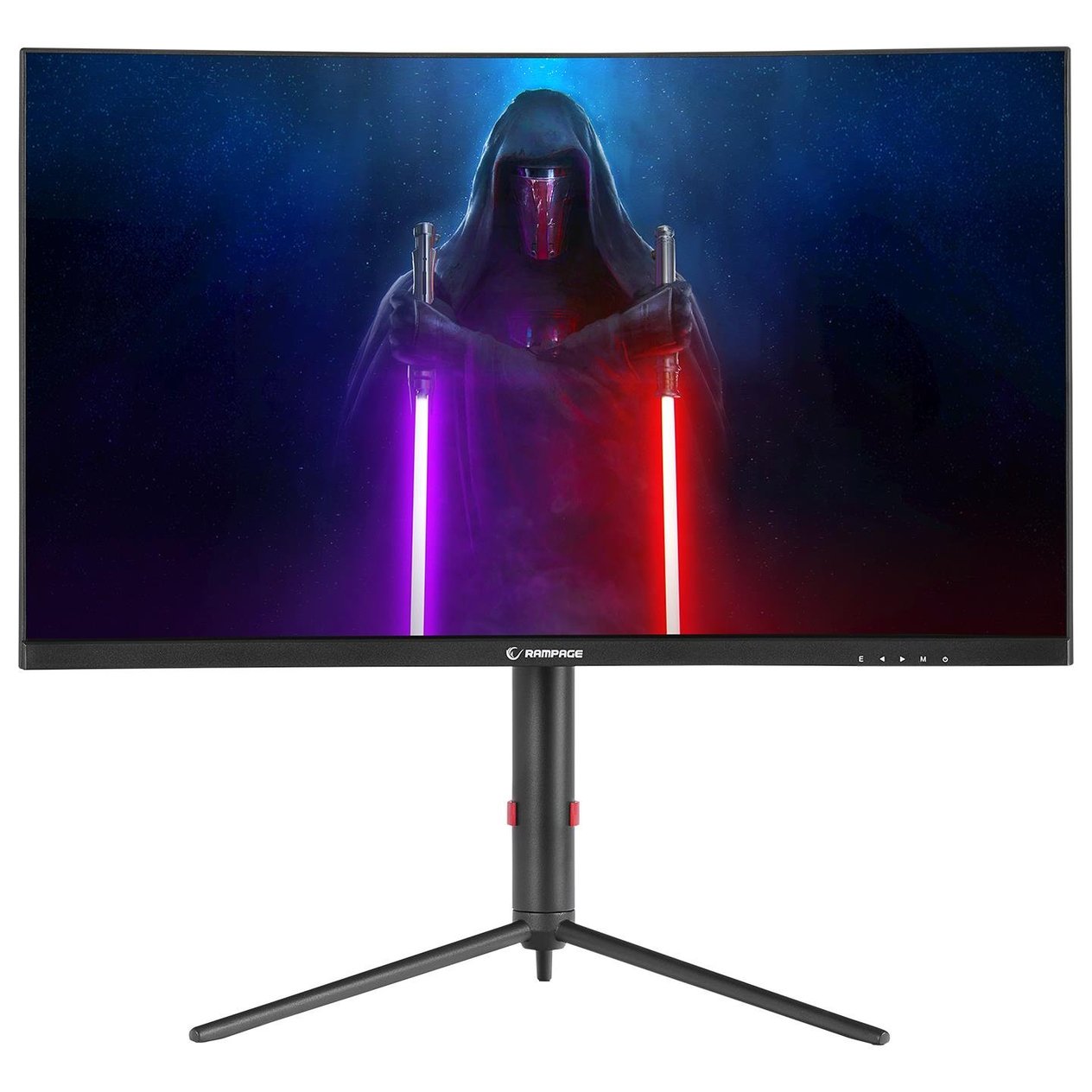 "Rampage PRIME PR27R165C 27" 165Hz 1ms CSOT VA Full HD Freesync RGB Pivot PC Curved Oyuncu Monitörü