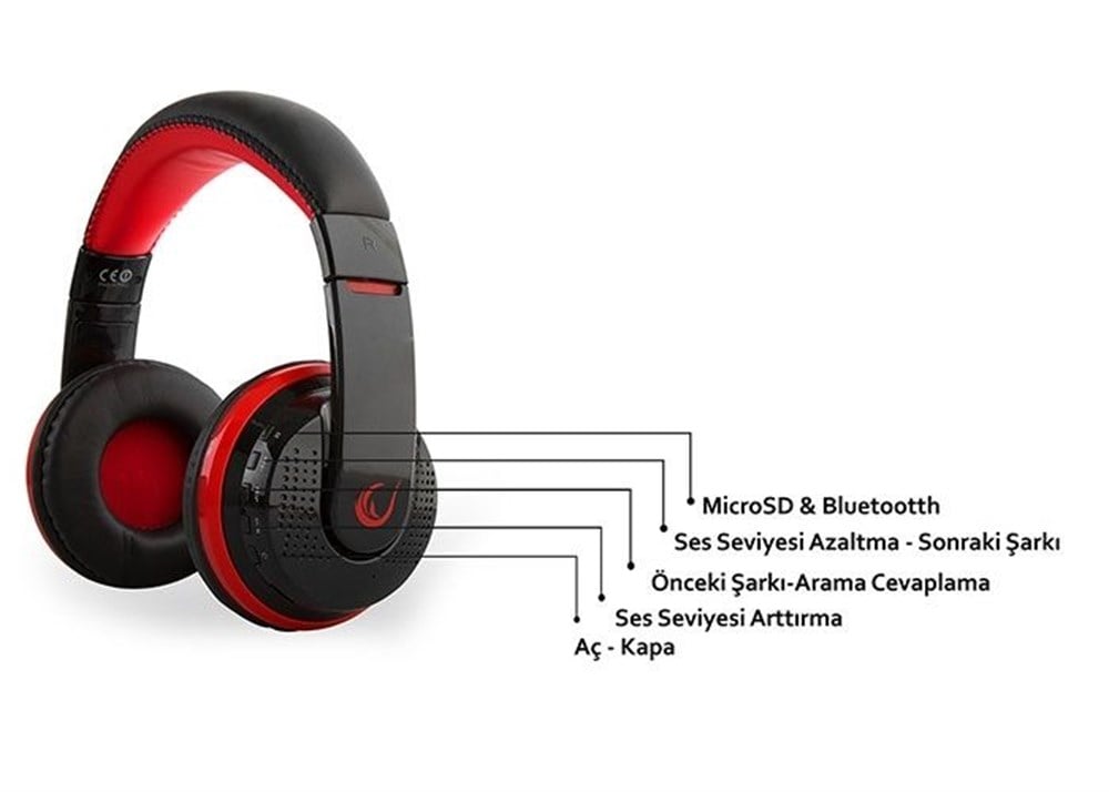Rampage SN-RBT7 MicroSD Kart Destekli Oyuncu Kırmı