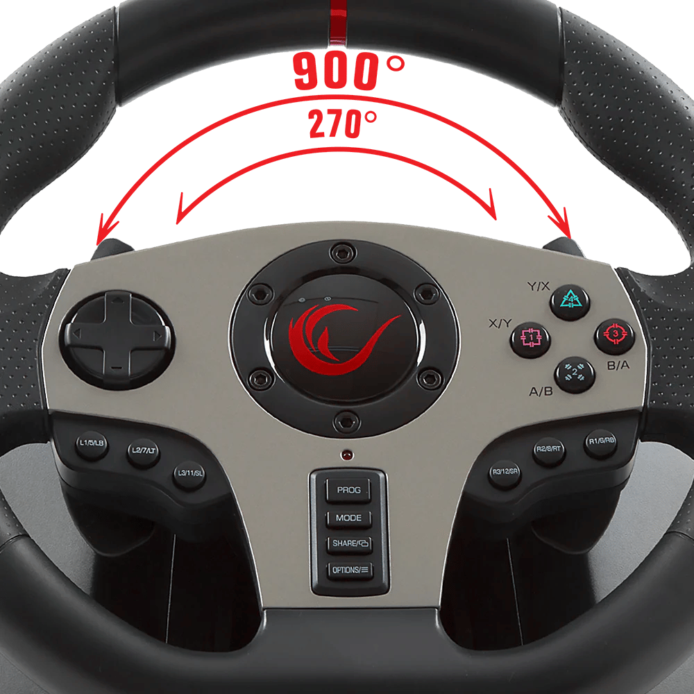 Rampage V900-S PS3/PS4/PC/XBOXONE/XBOX360 SWITCH 6 in 1 Pedallı Gaming Oyuncu Direksiyonu