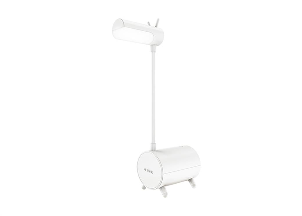 S-link SL-8698 Beyaz 16 Ledli 1200mAh / 3.7V Masa Üstü Led Lamba