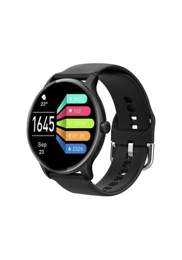 S-link W02 DaFit Uyumlu+ Bluetooth 1.28" Ekran 200mAh Bataryalı Siyah Akıllı Saat/ Smart Watch