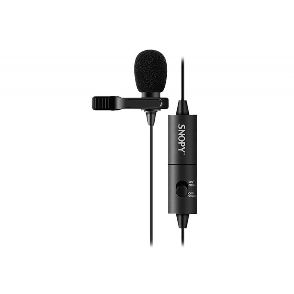 Snopy SN-100M Black Phone+YoutuberYaka Mikrofonu