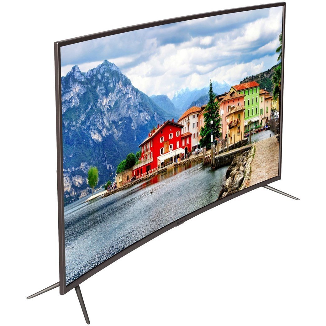 SUNNY 55'' UHD SMART UYDULU 4K CURVED LED TV SİYAH