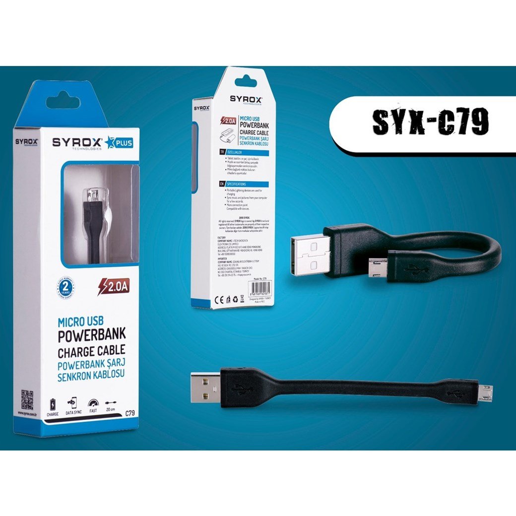 SYROX S7/S8/0,2CM KABLO C79