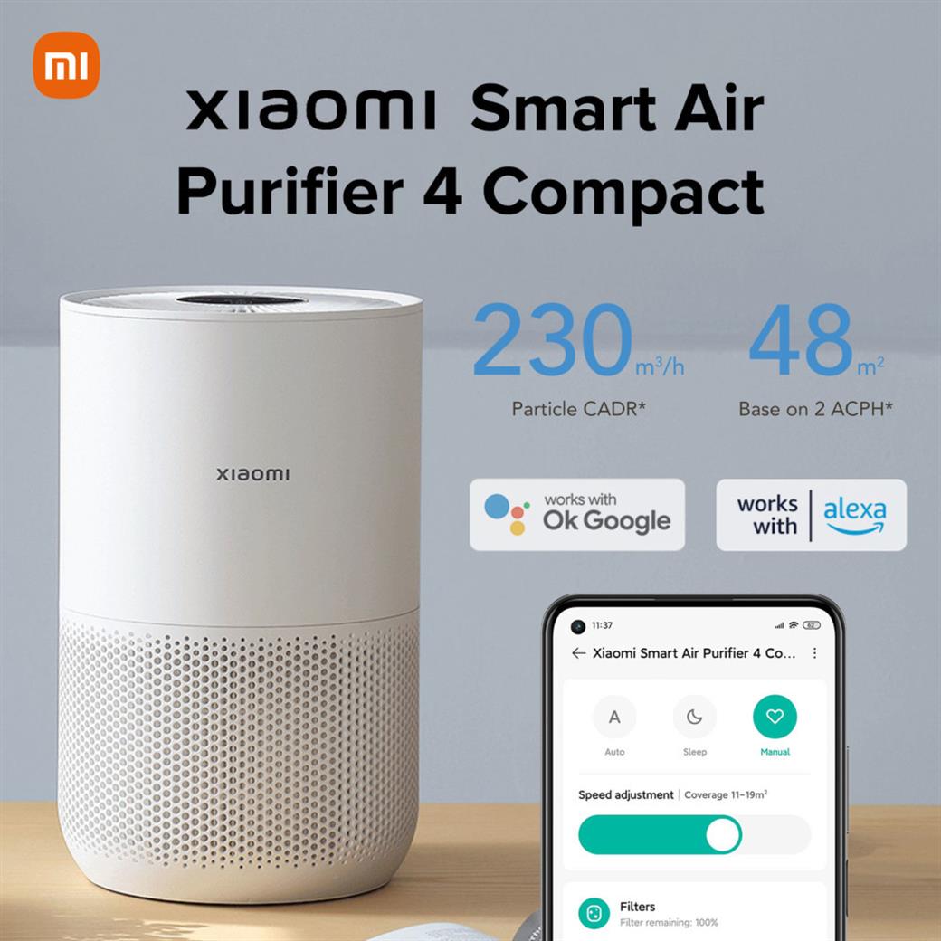 XIAOMI AKILLI HAVA TEMİZLEYİCİ 4 COMPACT (EU)