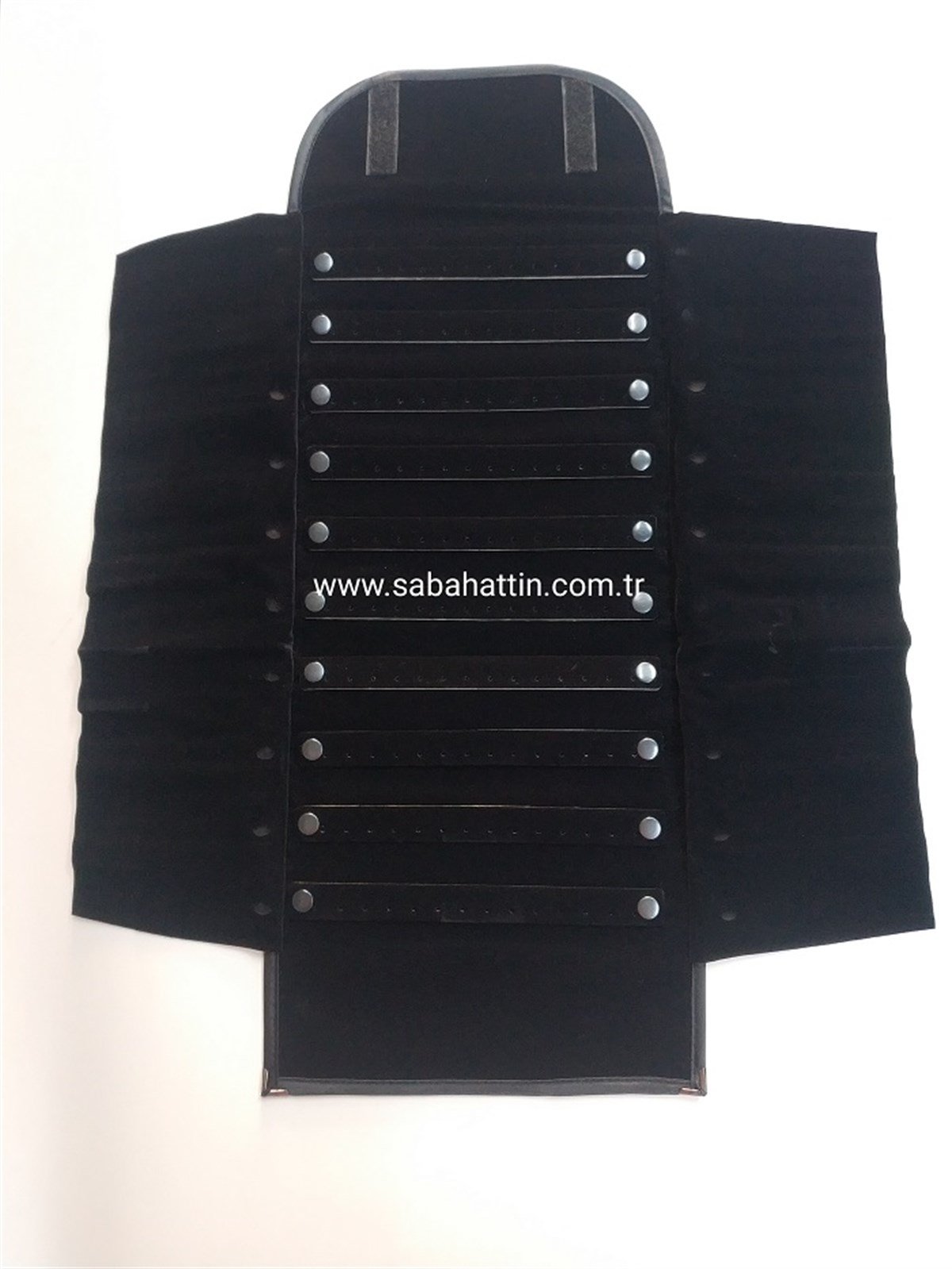 .ÇITÇITLI MÜCEVHER KÜPE RULOSU , CLICK EARING CARRYING BAG , JEWELRY ROLL 