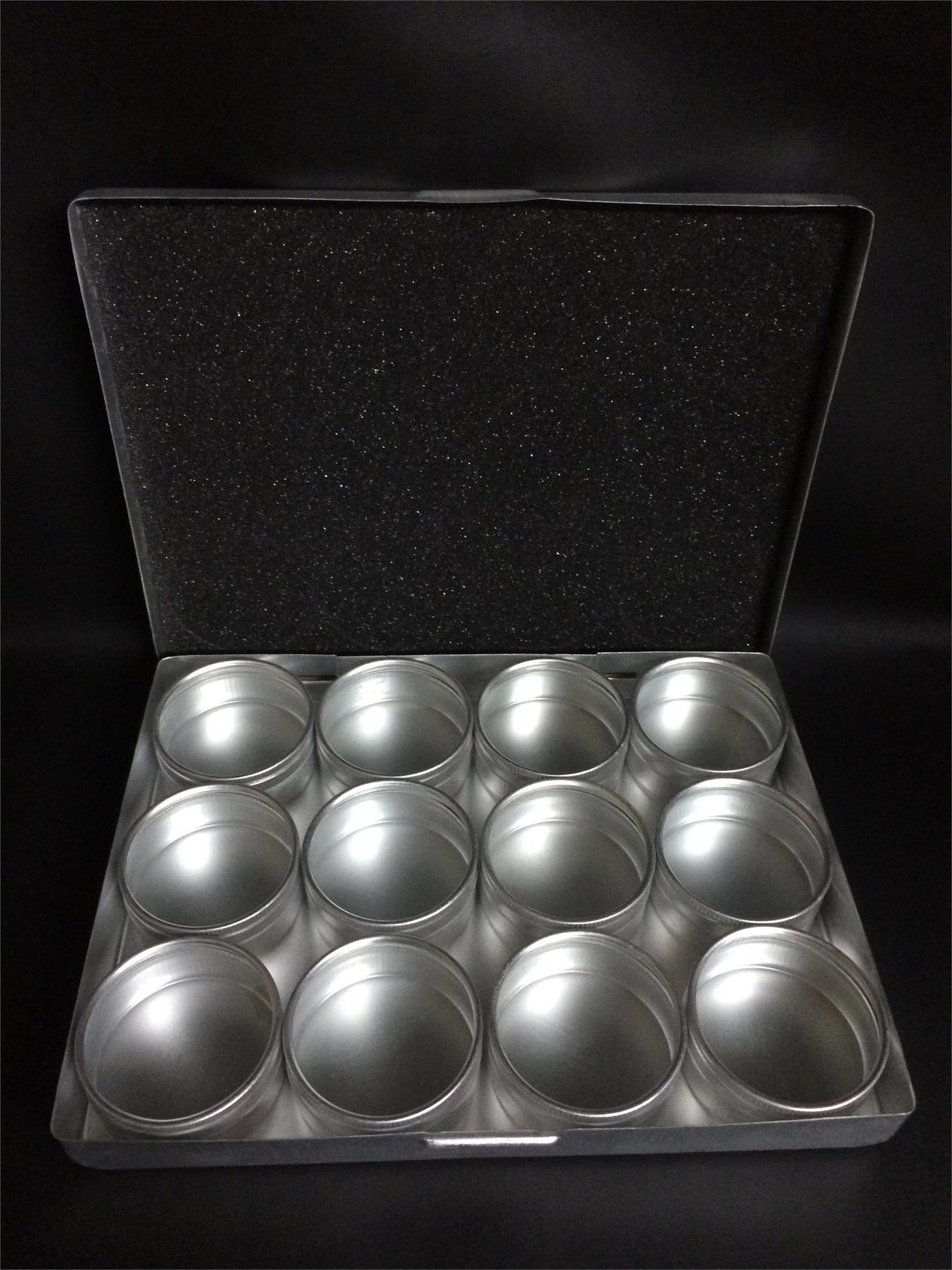 ALUMİNYUM PIRLANTA TAŞ KUTUSU 12'Lİ , ALUMINIUM DIAMOND BOX FOR 12 PIECES 