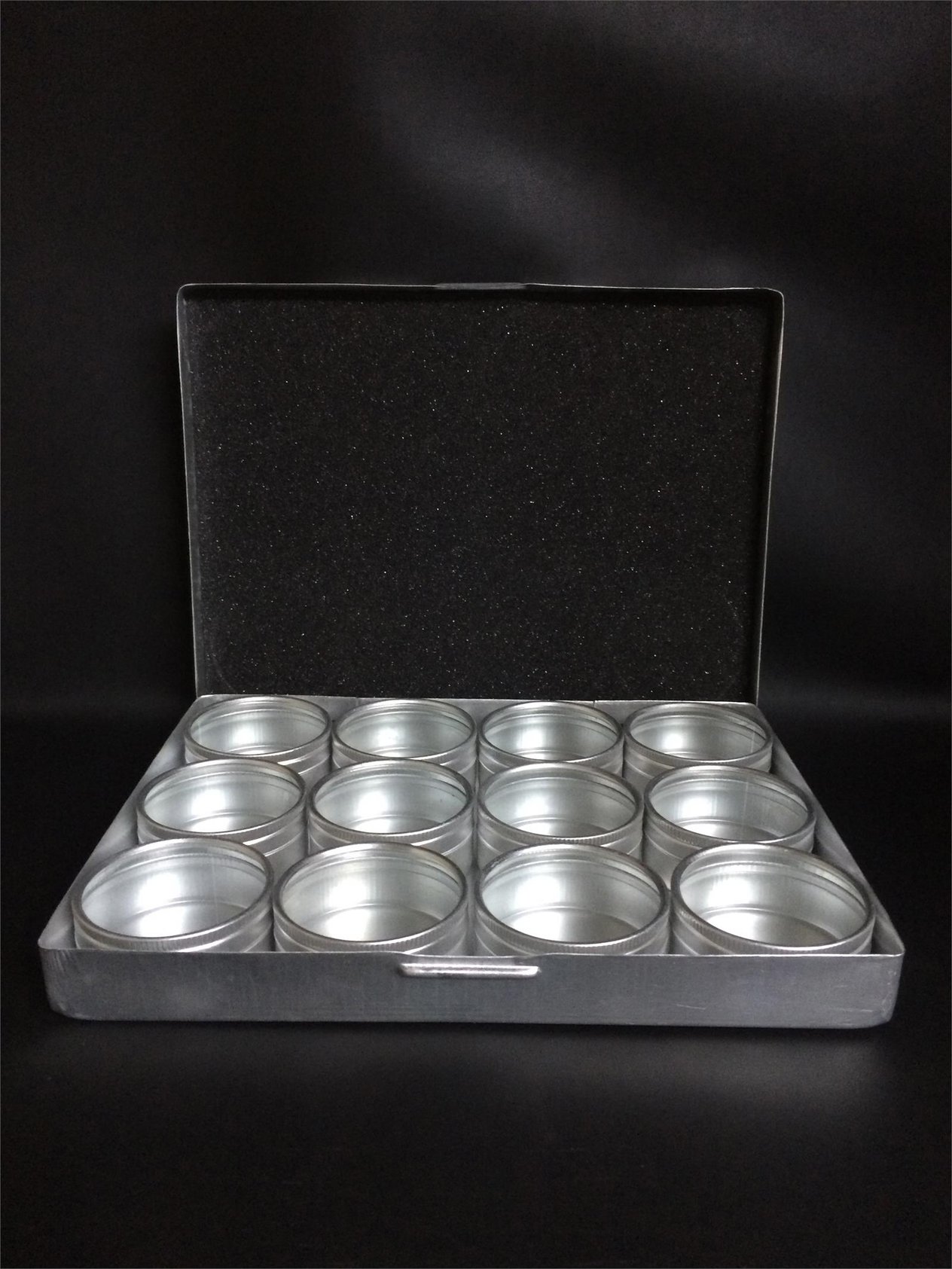 ALUMİNYUM PIRLANTA TAŞ KUTUSU 12'Lİ , ALUMINIUM DIAMOND BOX FOR 12 PIECES 