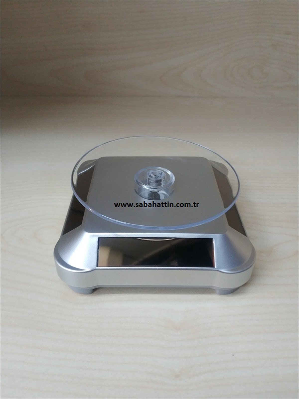 DÖNEN STAND GÜNEŞ ENERJİLİ VE PİLLİ 360° , TURNTABLE WITH SOLAR AND BATTERY FOR JEWELRY
