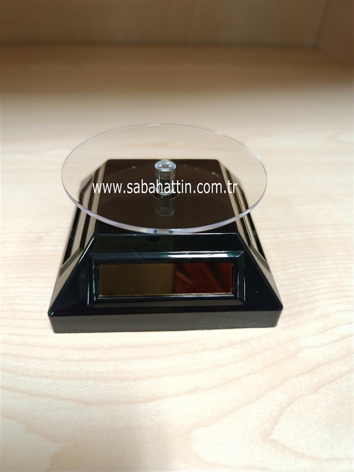 DÖNEN STAND GÜNEŞ ENERJİLİ SOLAR STAND 360° , TURNTABLE WITH SOLAR FOR JEWELRY