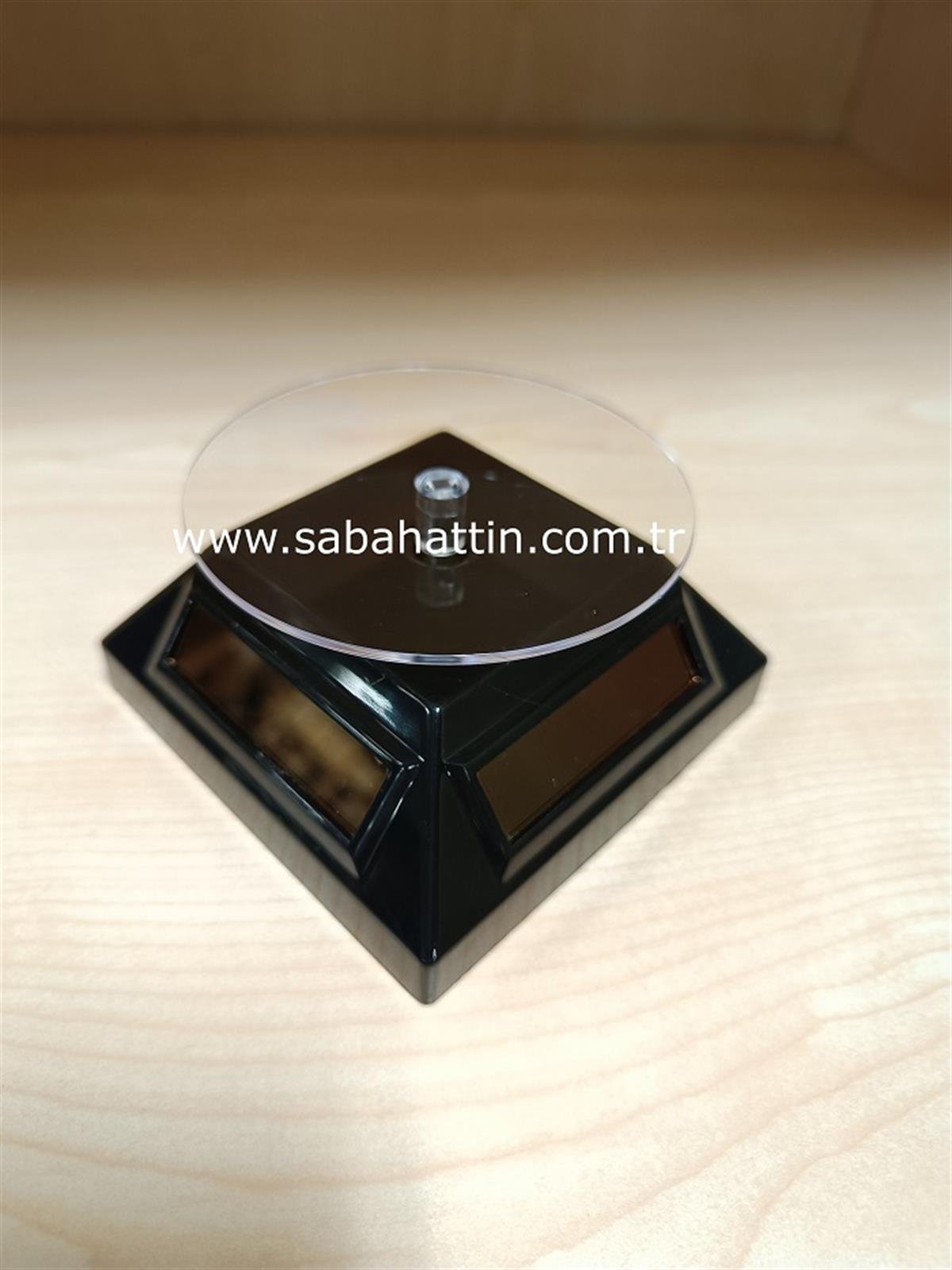 DÖNEN STAND GÜNEŞ ENERJİLİ SOLAR STAND 360° , TURNTABLE WITH SOLAR FOR JEWELRY