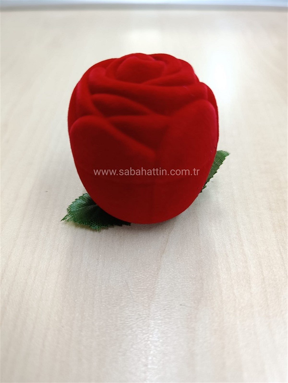 GÜL YÜZÜK KUTUSU , JEWELRY ROSE RING BOX