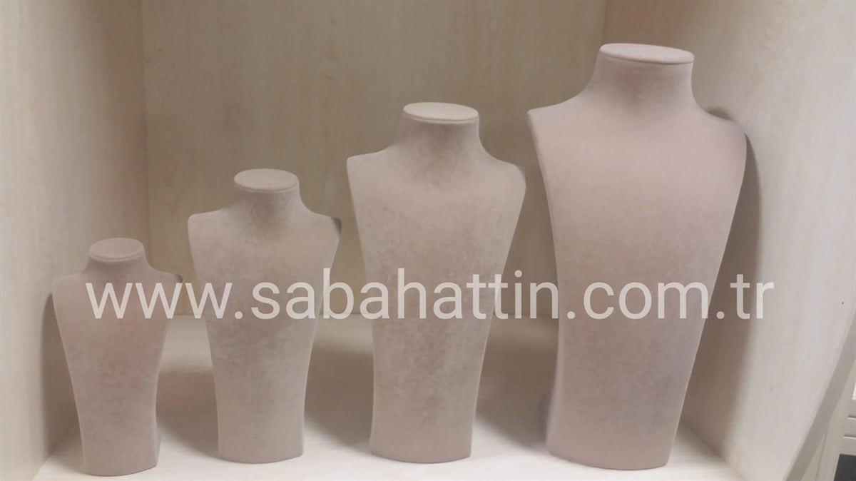 KADİFE & SÜET KOLYELİK - VELVET & SUEDE JEWELRY NECKLACE DISPLAY