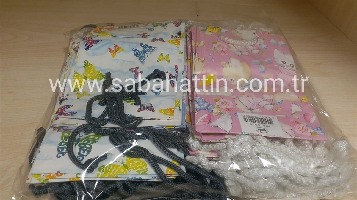 KARTON  POŞET KARIŞIK DESENLİ - CARTON BAG MIX PATTERN