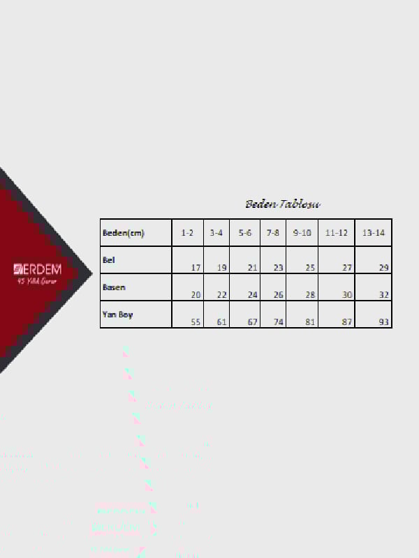 Erdem Beyaz Termal Çocuk Unisex Tayt 3423