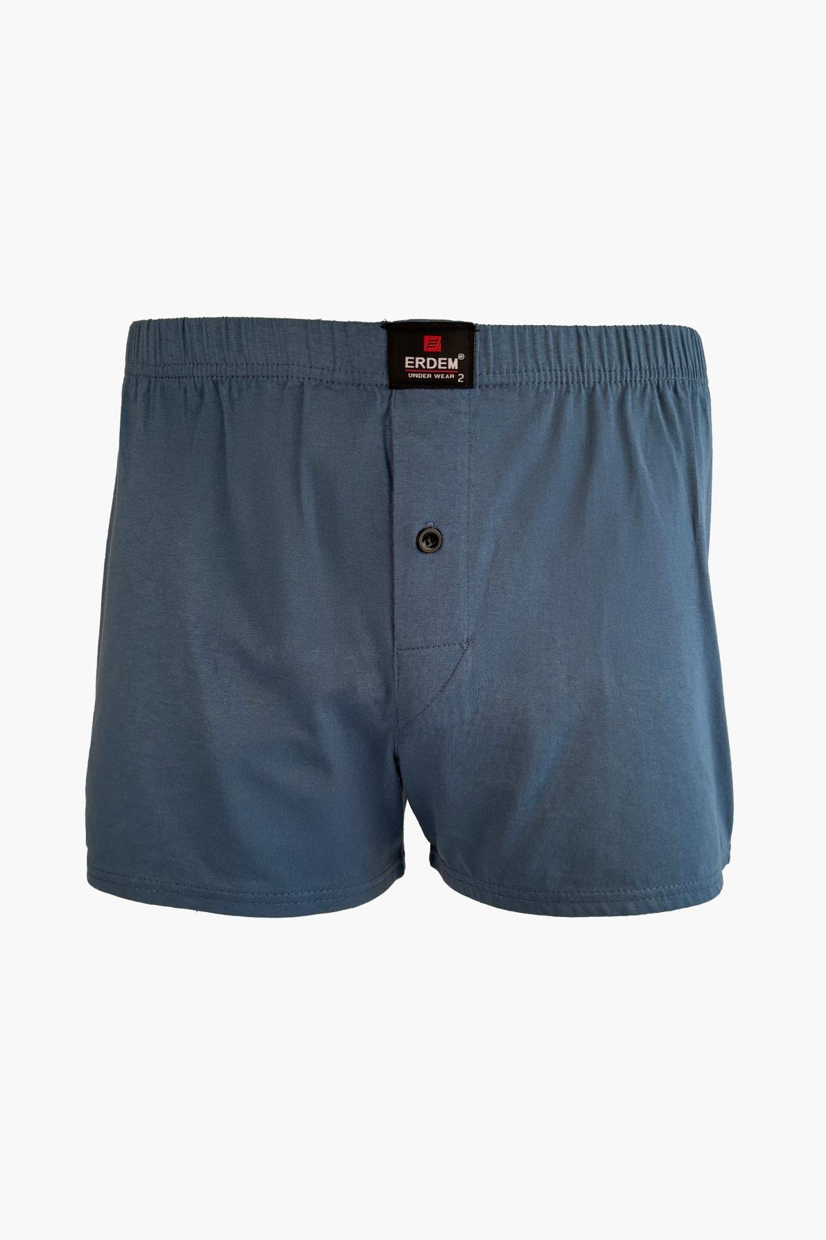 Erdem İndigo Ekonomik Pamuklu Boxer 1401