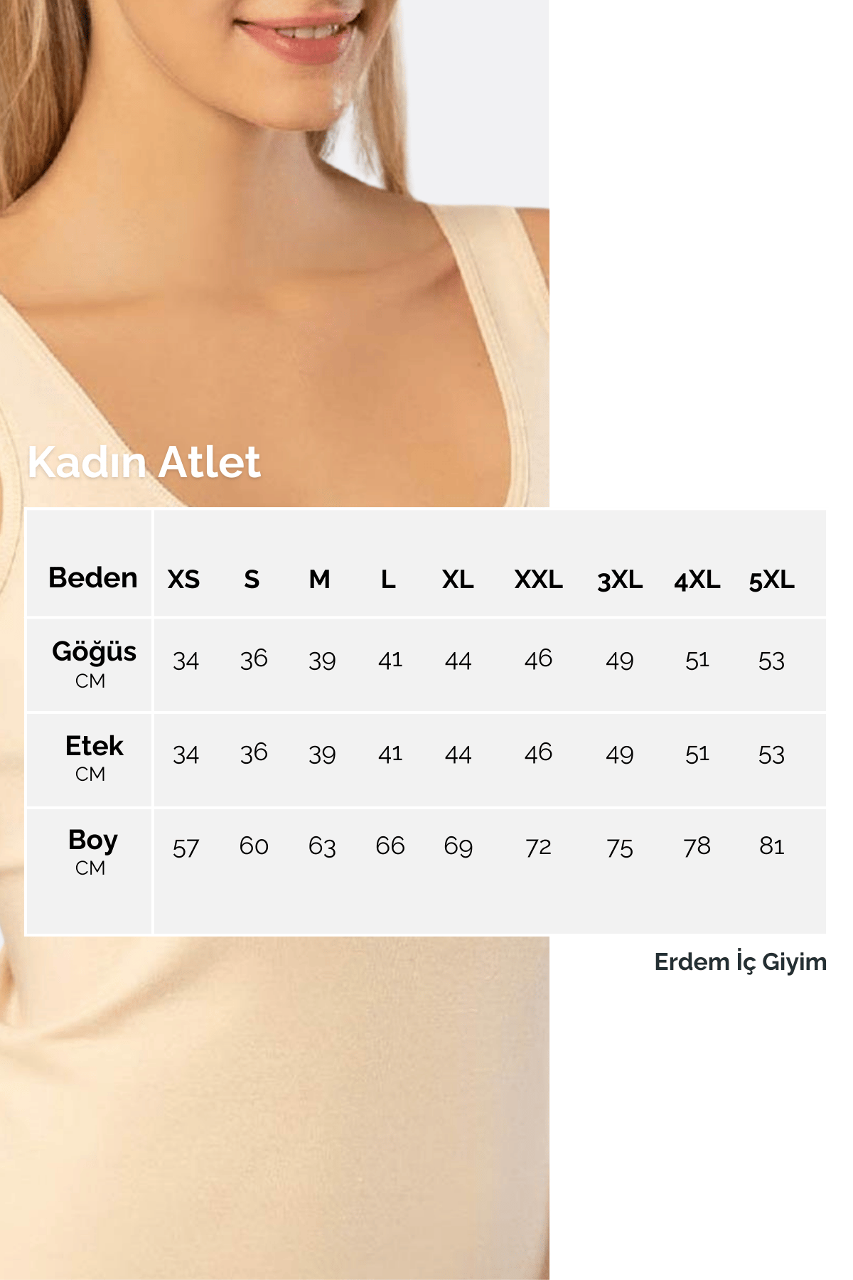 Erdem İç Giyim Strap Atlet