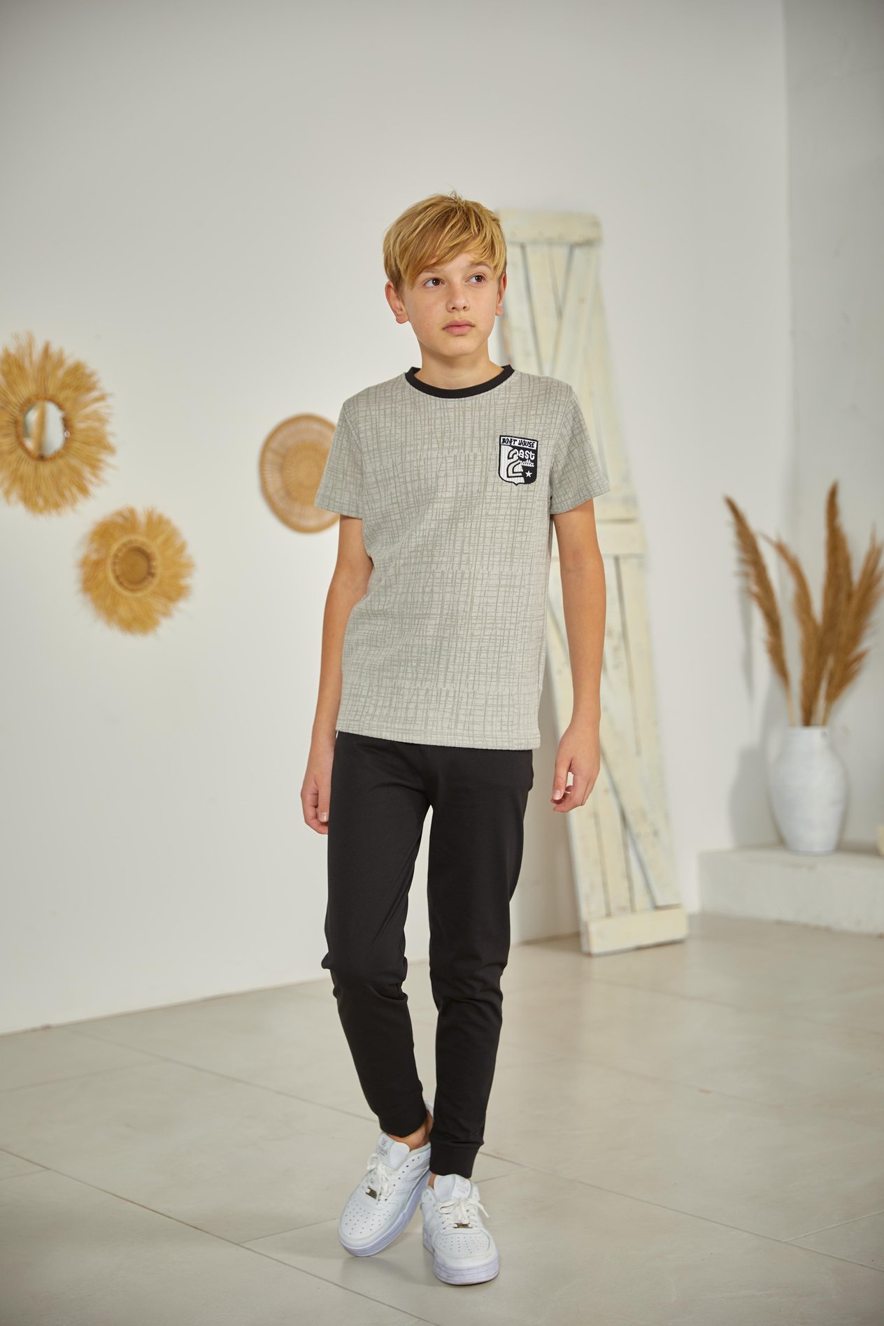 Erdem Weweus Gri Erkek Çocuk Pijama Takımı 813