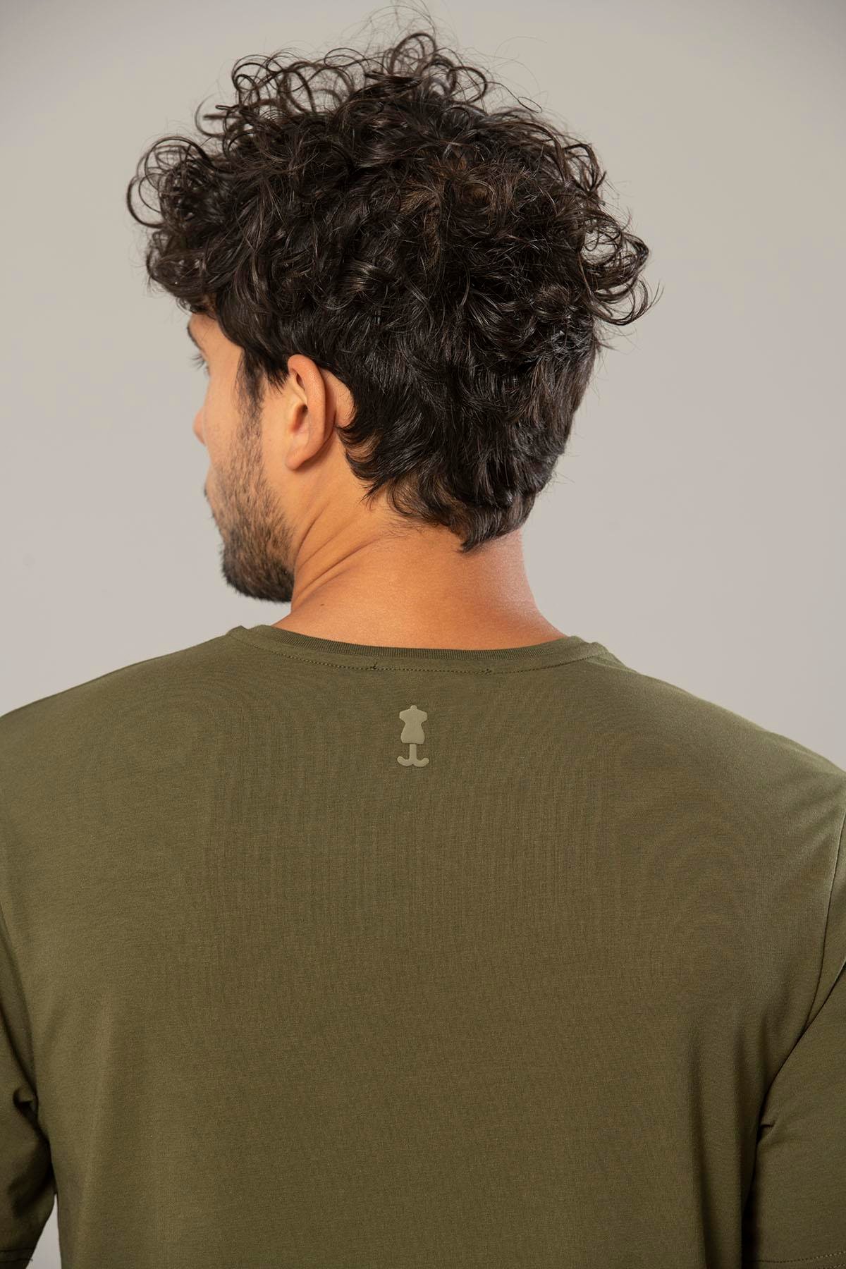 Erdem Weweus Haki Erkek Modal Comfort Fit Basic T-Shirt 239