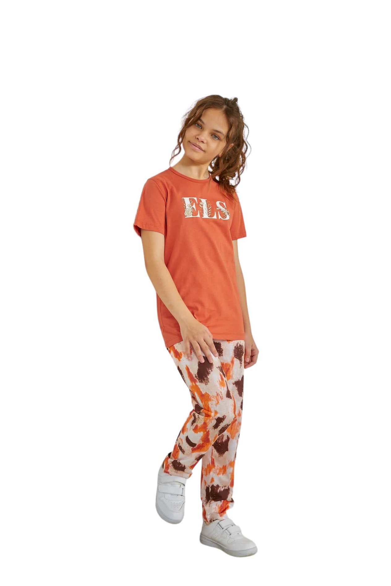 Erdem Weweus Kiremit Kız Çocuk Pijama Takımı 807