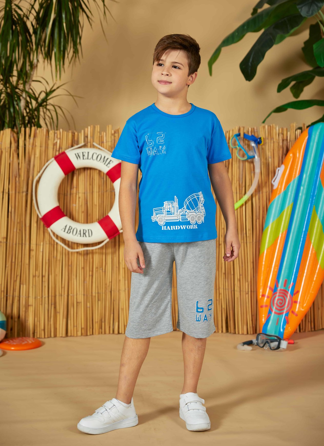 Erdem Weweus Mavi Erkek Çocuk Pijama Takımı 818
