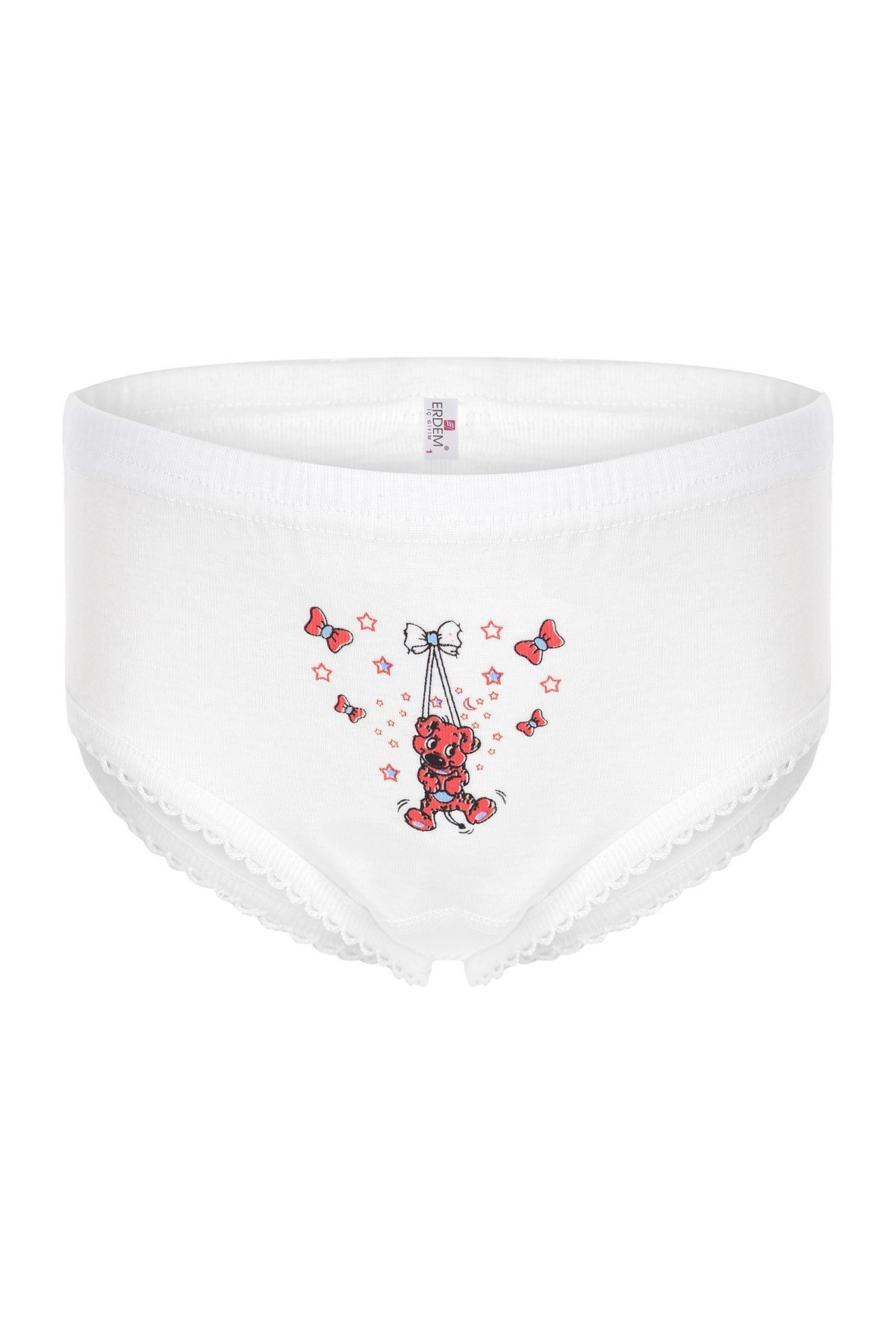 Erdem Girls' Printed Rib Knit Panty