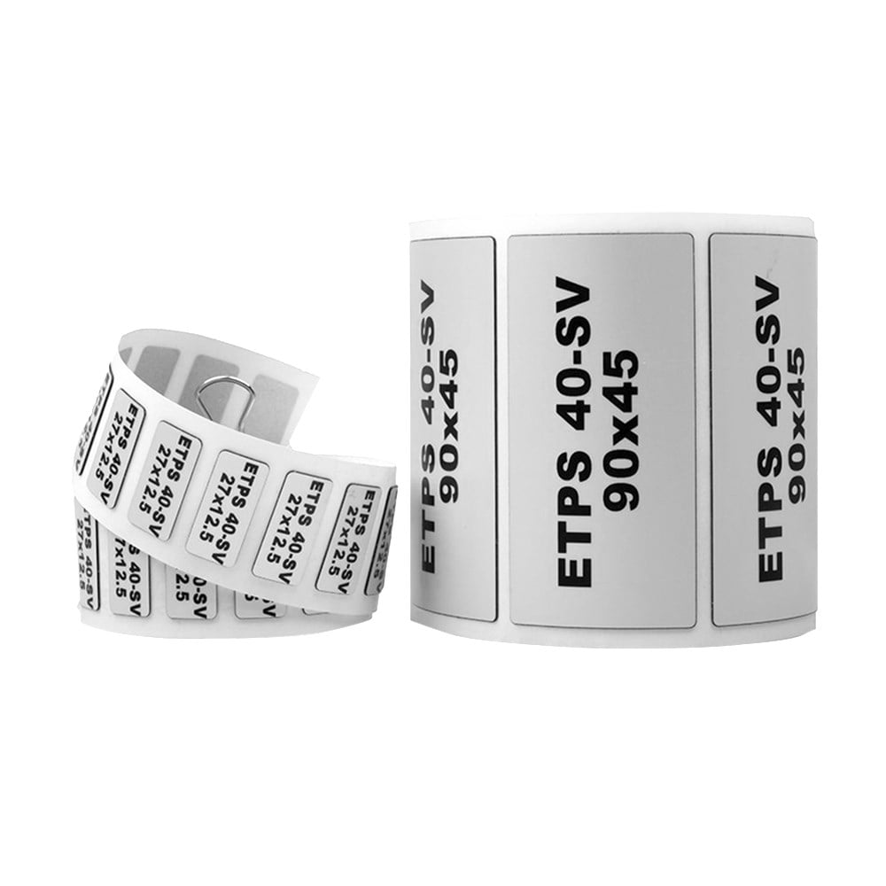 Klemsan 808069 ETPS 40-SV 90x45, Yapışkanlı Pano Yüzey Etiketi 100 Adet