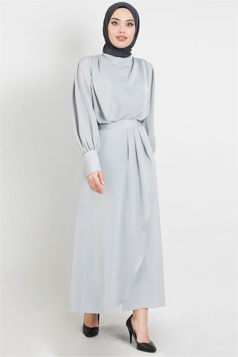 1438 Mila Skirt Set Silver