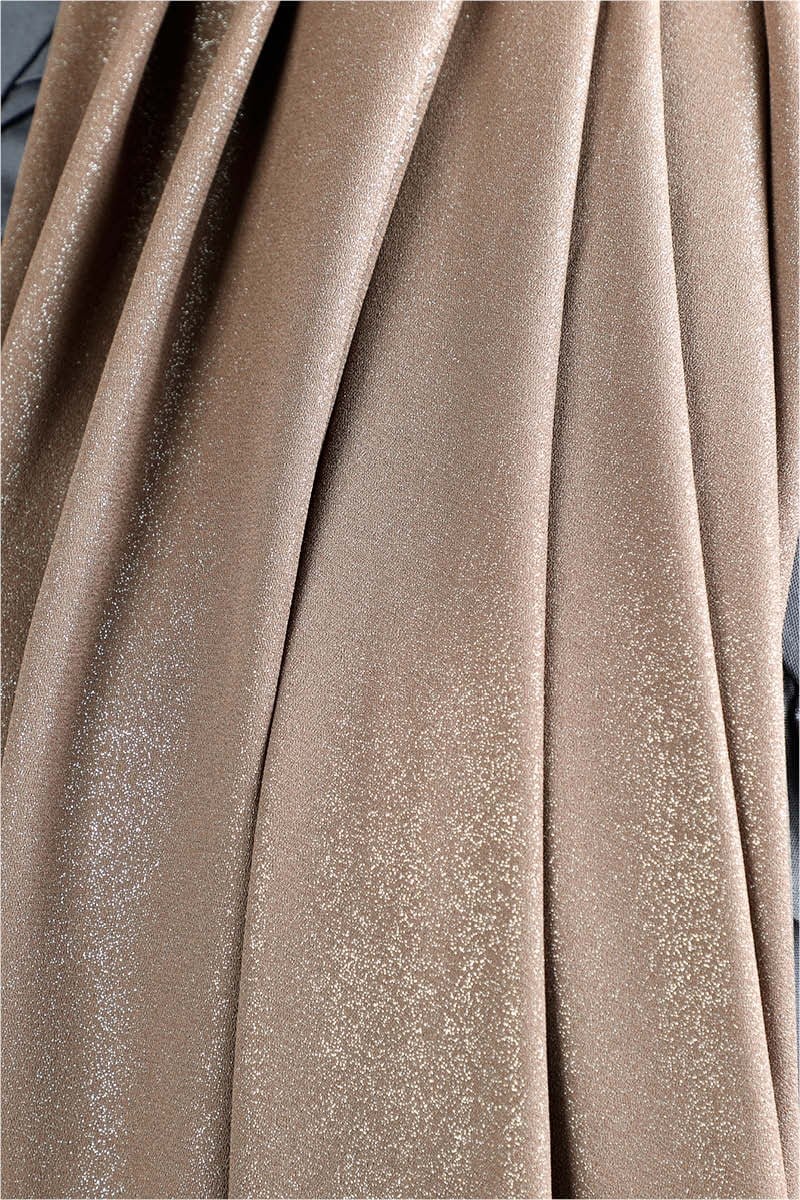 4213 Simli Bronz Kahve Şal