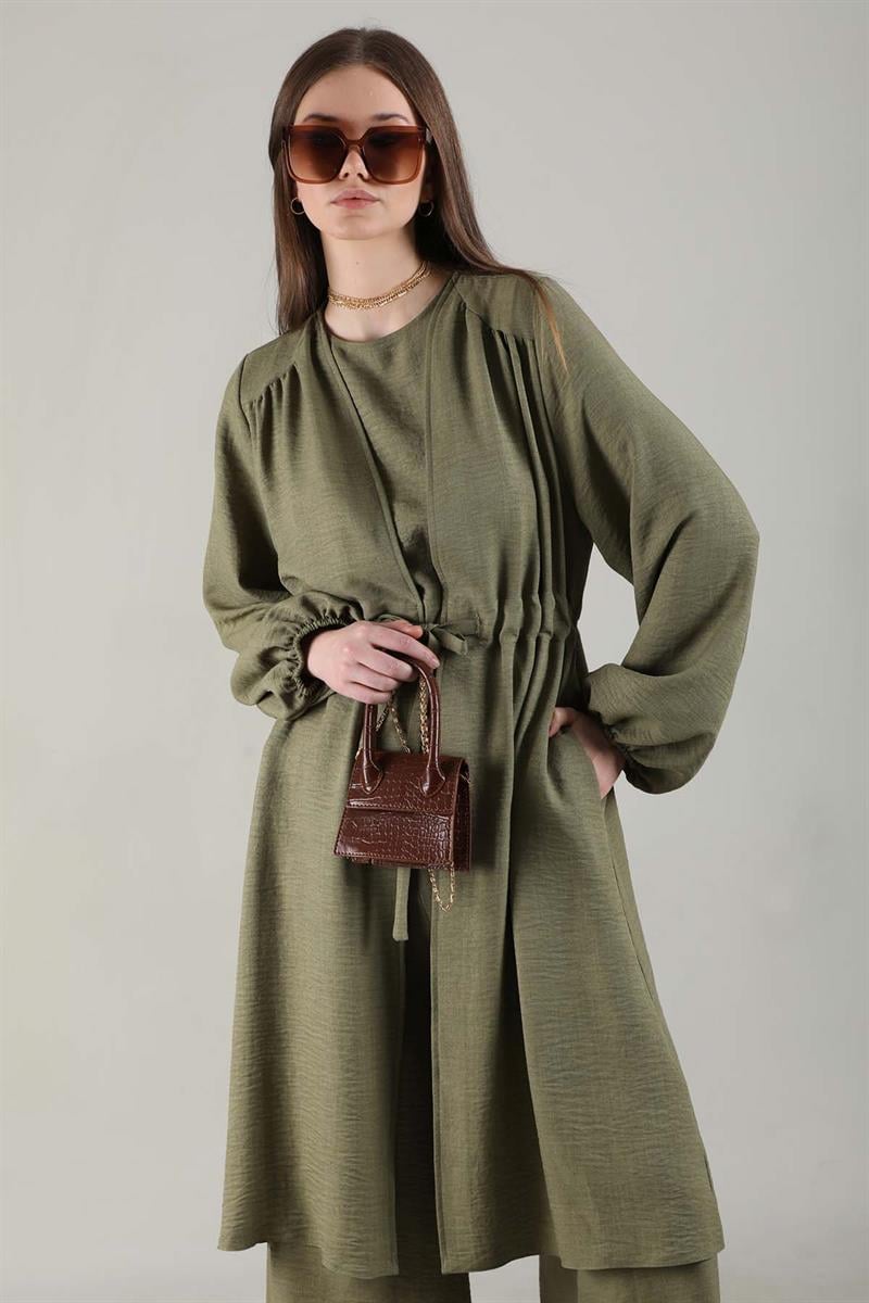Keten Kimono Takım Haki