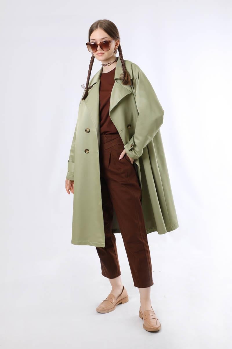 Oversize Trençkot Mint