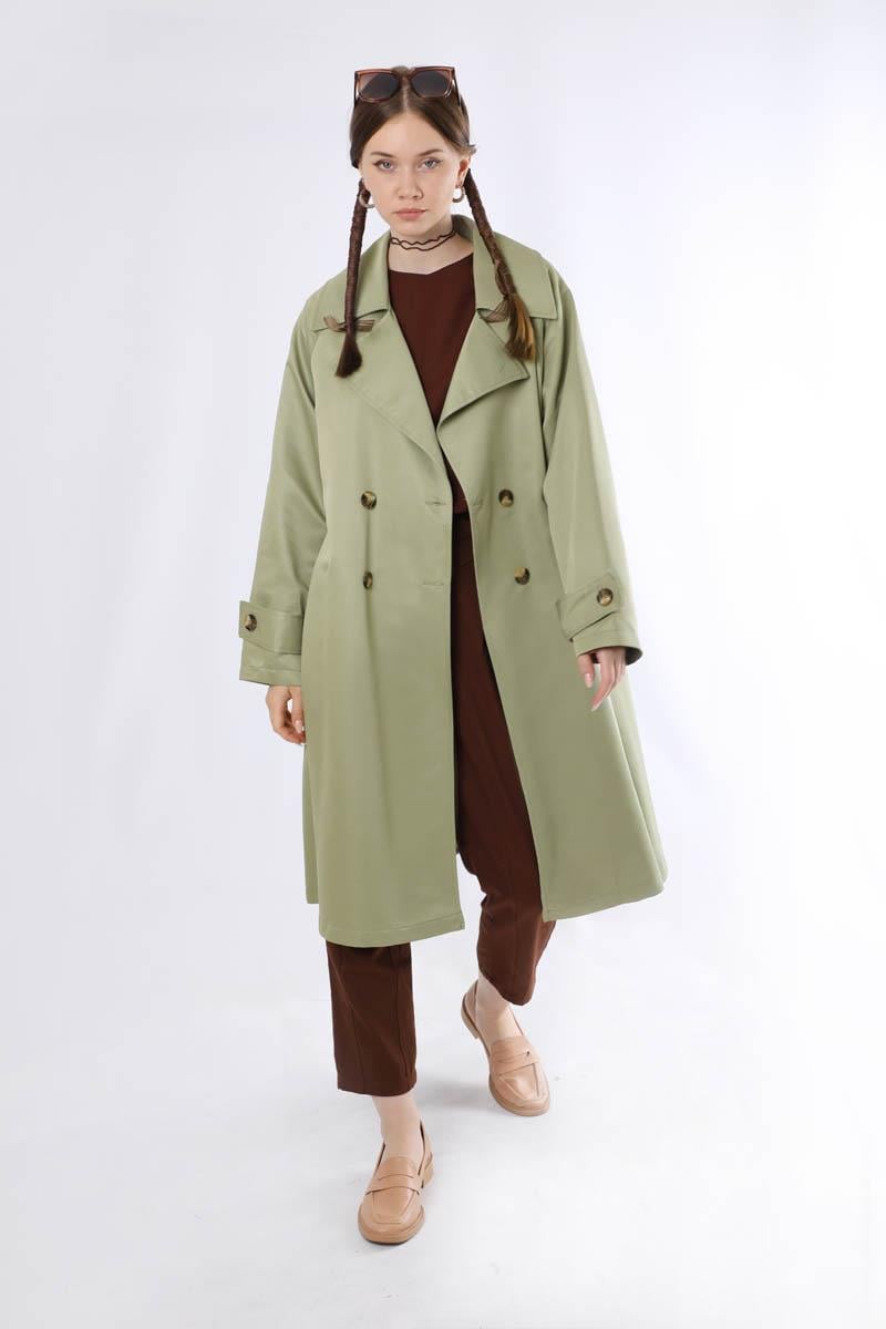 Oversize Trençkot Mint